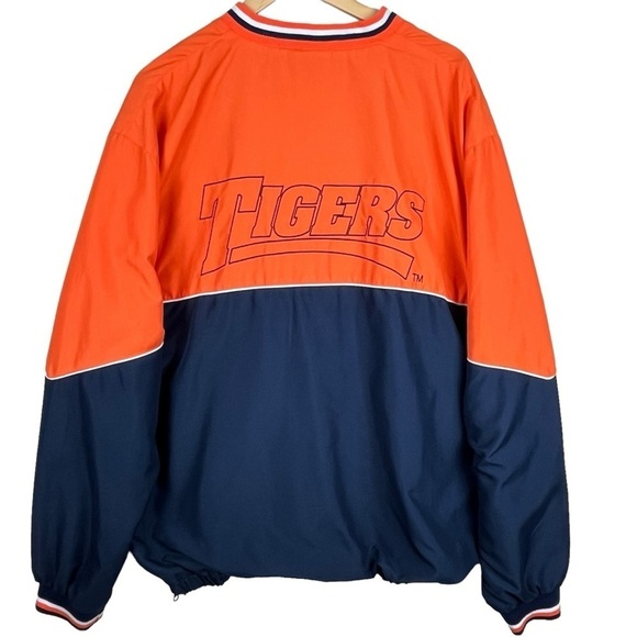 Vintage Auburn Tigers Embroidered 58 Sports Orange Pullover Windbreaker Size XL - Picture 3 of 14